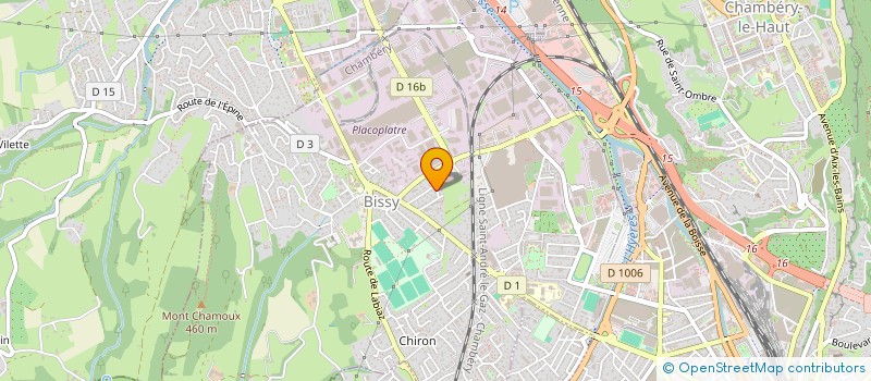 localisation de l'entreprise MONSIEUR JEAN CLAUDE COMIOTTO  CHAMBERY