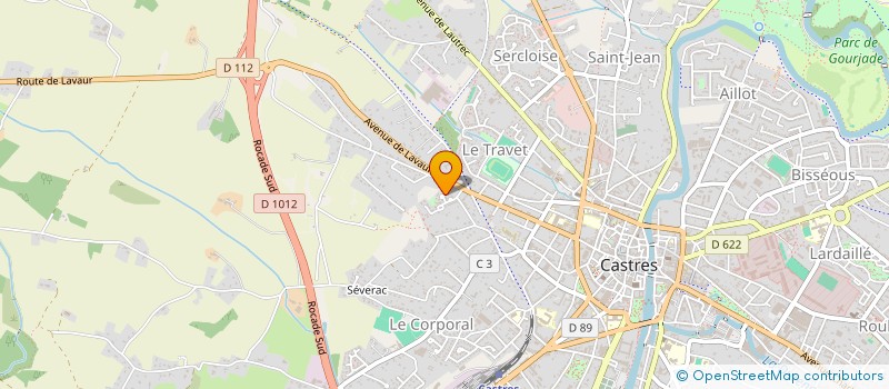 localisation de l'entreprise MONSIEUR JEAN CLAUDE CONFORTIN  CASTRES