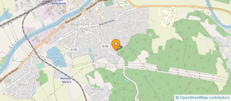 localisation de l'entreprise MONSIEUR JEAN-CLAUDE COPIN  BEAUMONT-SUR-OISE