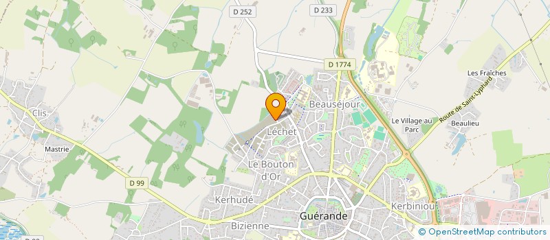 localisation de l'entreprise MONSIEUR JEAN-CLAUDE CORDONNIER  GUERANDE