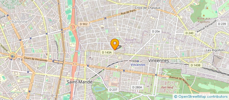 localisation de l'entreprise MONSIEUR JEAN-CLAUDE CORNELIE à MONTREUIL