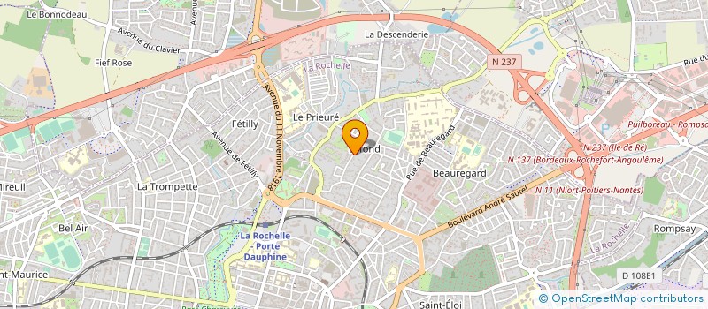 localisation de l'entreprise MONSIEUR JEAN CLAUDE COSSET  LA ROCHELLE