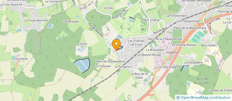 localisation de l'entreprise MONSIEUR JEAN-CLAUDE COSTIL  BALLAN-MIRE