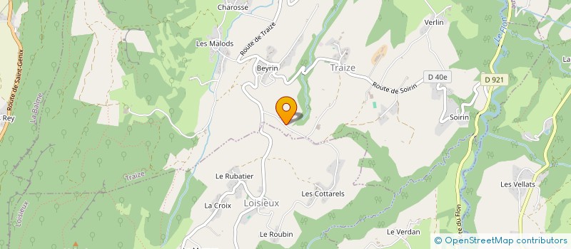 localisation de l'entreprise MONSIEUR JEAN-CLAUDE COTTAREL  LOISIEUX