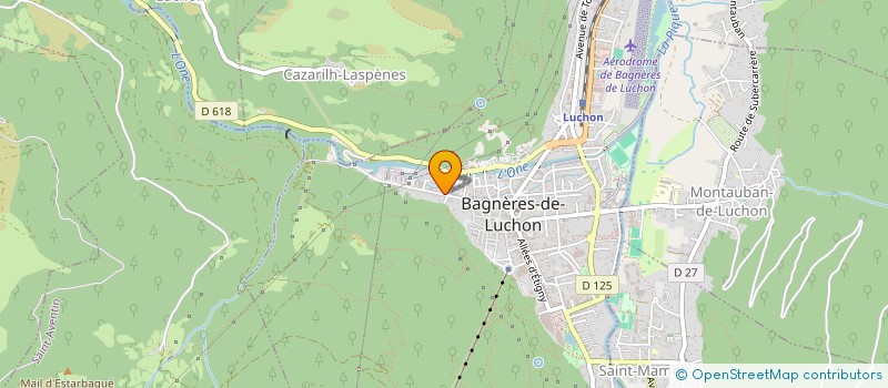 localisation de l'entreprise MONSIEUR JEAN-CLAUDE COUILLARD à BAGNERES-DE-LUCHON