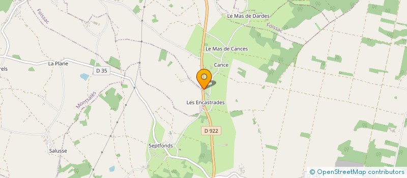 localisation de l'entreprise MONSIEUR JEAN-CLAUDE COURNEDE  VILLENEUVE