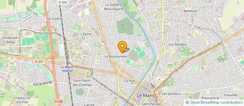 localisation de l'entreprise MONSIEUR JEAN-CLAUDE COURTOIS à LE MANS