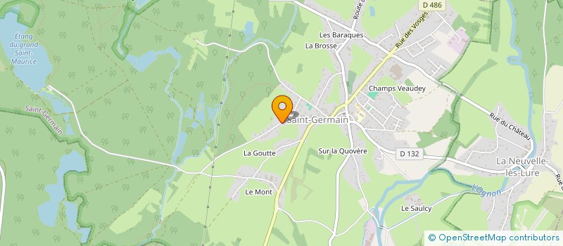 localisation de l'entreprise MONSIEUR JEAN-CLAUDE COUTHERUT  SAINT-GERMAIN