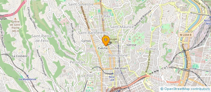 localisation de l'entreprise MONSIEUR JEAN CLAUDE COUTTEAU à NICE