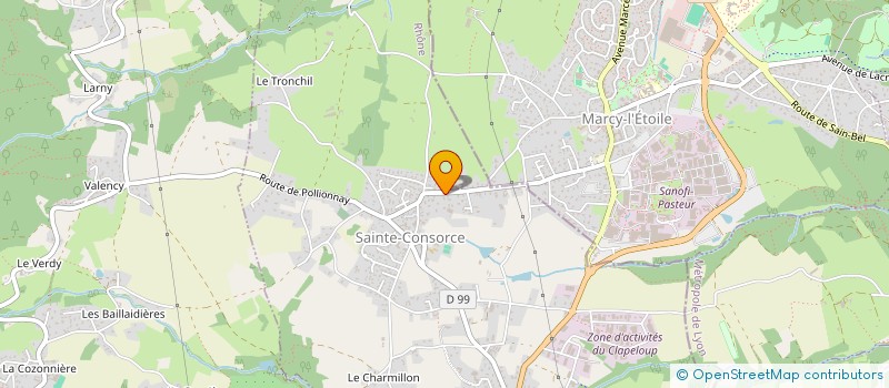 localisation de l'entreprise MONSIEUR JEAN-CLAUDE CROMER  SAINTE-CONSORCE