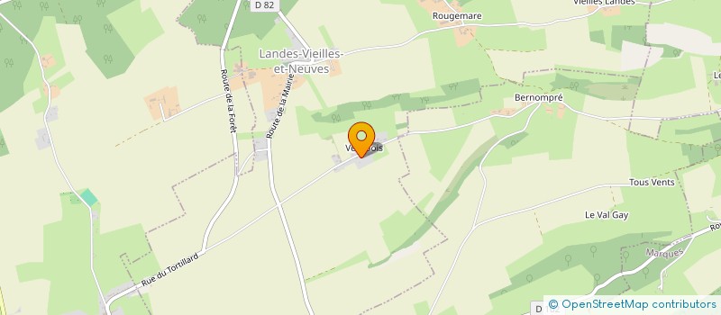 localisation de l'entreprise MONSIEUR JEAN-CLAUDE DACHEUX  LANDES-VIEILLES-ET-NEUVES