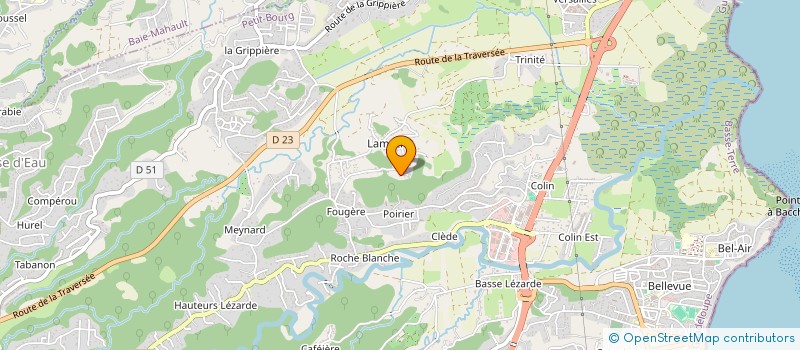 localisation de l'entreprise MONSIEUR JEAN-CLAUDE DAGONIA  PETIT-BOURG