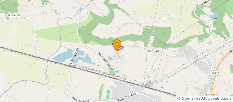 localisation de l'entreprise MONSIEUR JEAN-CLAUDE DAILLE  COLAYRAC-SAINT-CIRQ