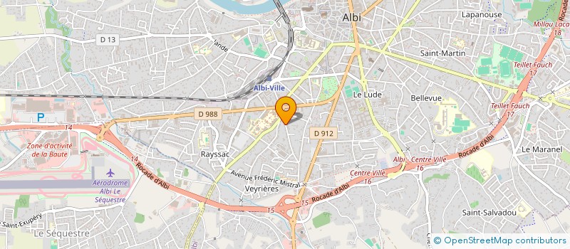 localisation de l'entreprise MONSIEUR JEAN-CLAUDE DALET à ALBI