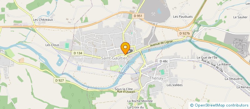 localisation de l'entreprise MONSIEUR JEAN-CLAUDE DALLOT à SAINT-GAULTIER