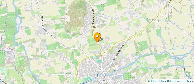 localisation de l'entreprise MONSIEUR JEAN-CLAUDE DAMIENS  LE THOR