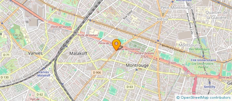 localisation de l'entreprise MONSIEUR JEAN-CLAUDE DANLOUX à MALAKOFF