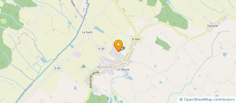 localisation de l'entreprise MONSIEUR JEAN-CLAUDE DARLES  PUYCORNET