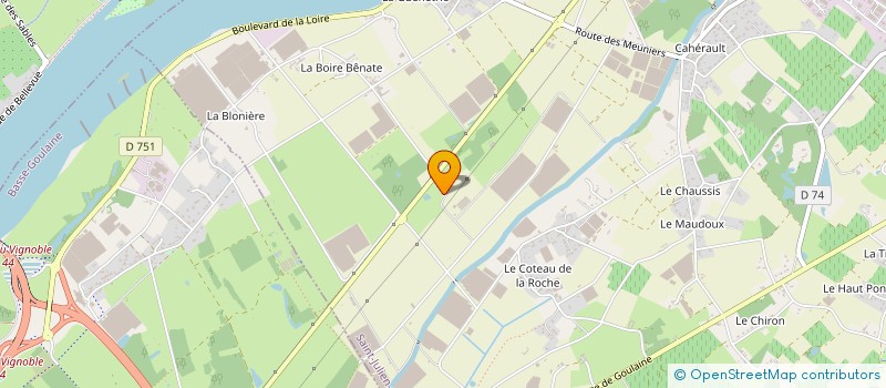 localisation de l'entreprise MONSIEUR JEAN-CLAUDE DAVID  SAINT-JULIEN-DE-CONCELLES