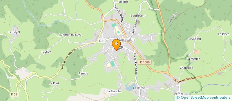 localisation de l'entreprise MONSIEUR JEAN CLAUDE DEBARD à NOIRETABLE