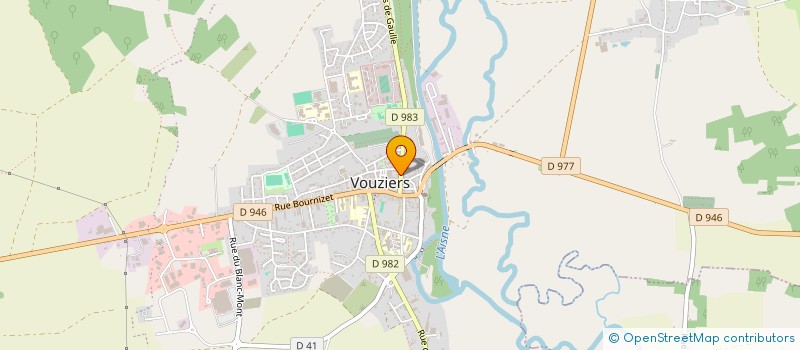 localisation de l'entreprise MONSIEUR JEAN-CLAUDE DEBRENNE  VOUZIERS