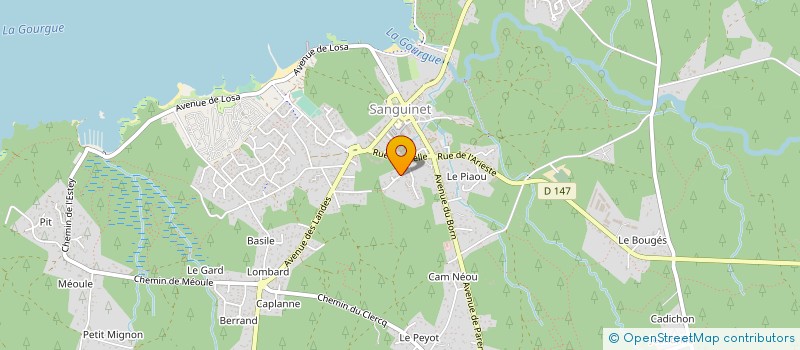 localisation de l'entreprise MONSIEUR JEAN-CLAUDE DECHAVANNE  SANGUINET