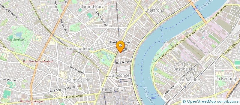 localisation de l'entreprise MONSIEUR JEAN-CLAUDE DEDIEU  BORDEAUX