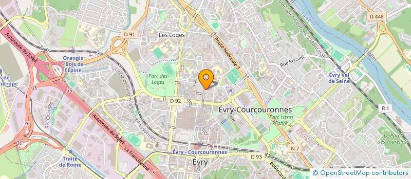 localisation de l'entreprise MONSIEUR JEAN CLAUDE DEFOIX à EVRY-COURCOURONNES