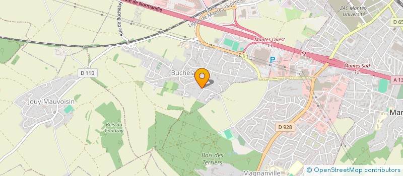 localisation de l'entreprise MONSIEUR JEAN-CLAUDE DEFRESNE  MANTES-LA-VILLE