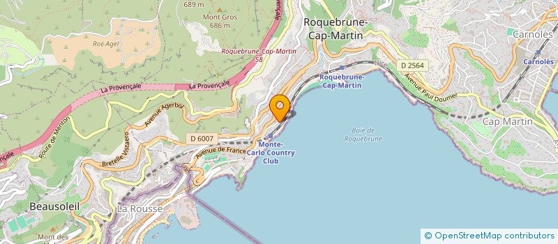 localisation de l'entreprise MONSIEUR JEAN-CLAUDE DEGIOVANNI à ROQUEBRUNE-CAP-MARTIN