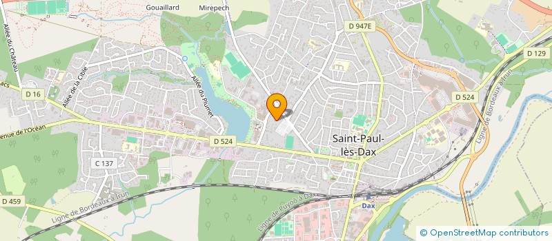 localisation de l'entreprise MONSIEUR JEAN-CLAUDE DEHEZ à SAINT-PAUL-LES-DAX