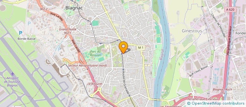 localisation de l'entreprise MONSIEUR JEAN-CLAUDE DEJEAN à BLAGNAC