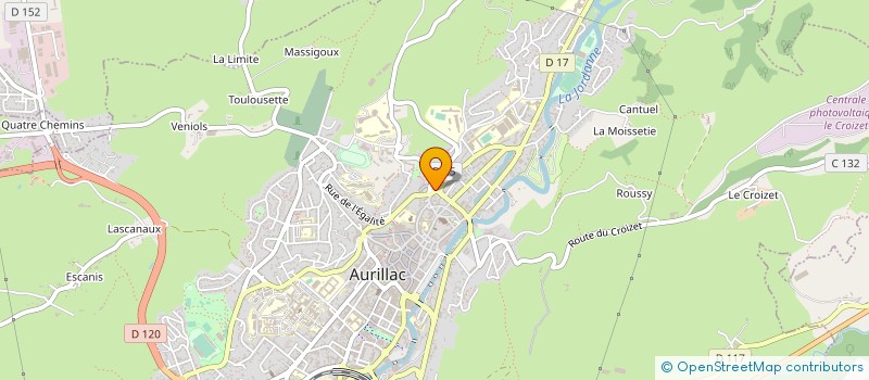 localisation de l'entreprise MONSIEUR JEAN-CLAUDE DEL NEGRO à AURILLAC