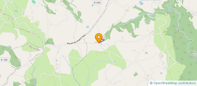 localisation de l'entreprise MONSIEUR JEAN-CLAUDE DELERIS  LESCURE-JAOUL