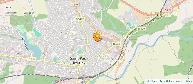 localisation de l'entreprise MONSIEUR JEAN-CLAUDE DELETTRE à SAINT-PAUL-LES-DAX
