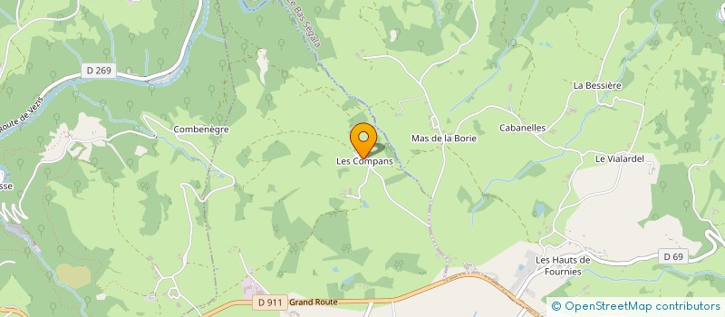 localisation de l'entreprise MONSIEUR JEAN-CLAUDE DELFIEU  MORLHON-LE-HAUT