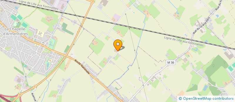 localisation de l'entreprise MONSIEUR JEAN-CLAUDE DELOMMEZ  HOUPLINES