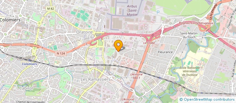 localisation de l'entreprise MONSIEUR JEAN CLAUDE DELPIT à TOULOUSE