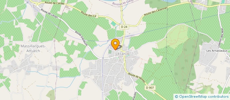 localisation de l'entreprise MONSIEUR JEAN-CLAUDE DELPUECH  LEZAN