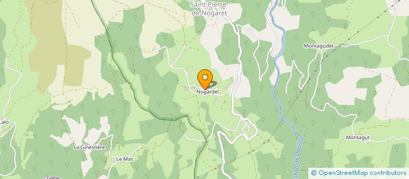 localisation de l'entreprise MONSIEUR JEAN CLAUDE DELTOUR  SAINT-PIERRE-DE-NOGARET
