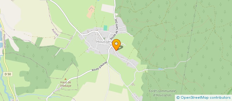 localisation de l'entreprise MONSIEUR JEAN-CLAUDE DEMANGE  HOUSSERAS