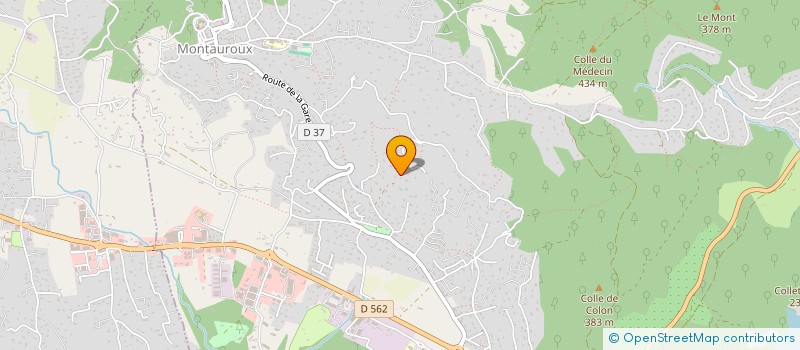 localisation de l'entreprise MONSIEUR JEAN CLAUDE DEMEUSY  MONTAUROUX