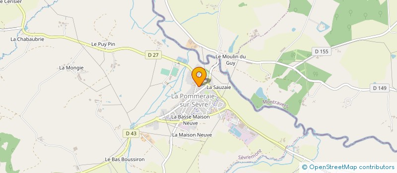 localisation de l'entreprise MONSIEUR JEAN-CLAUDE DENIAU  SEVREMONT