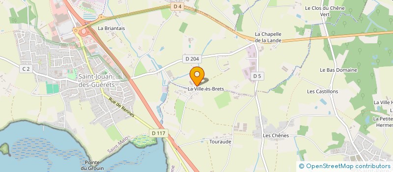 localisation de l'entreprise MONSIEUR JEAN-CLAUDE DENISSELLE à SAINT-JOUAN-DES-GUERETS