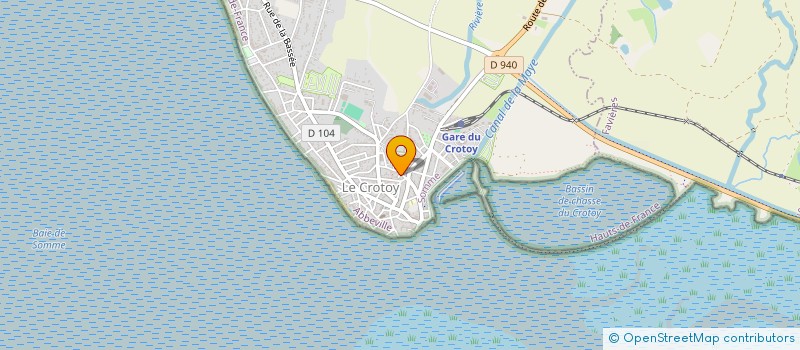 localisation de l'entreprise MONSIEUR JEAN-CLAUDE DEROSIERE à LE CROTOY