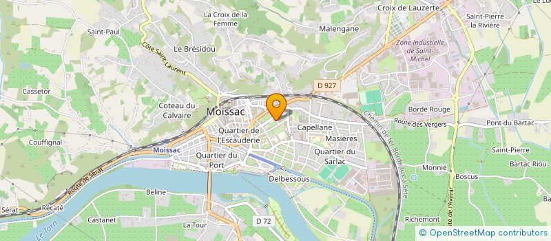 localisation de l'entreprise MONSIEUR JEAN-CLAUDE DESSEAUX à MOISSAC