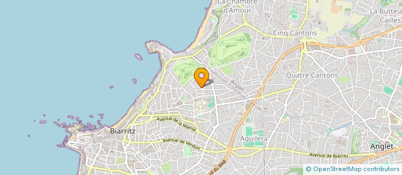 localisation de l'entreprise MONSIEUR JEAN-CLAUDE DEVELOTTE à BIARRITZ
