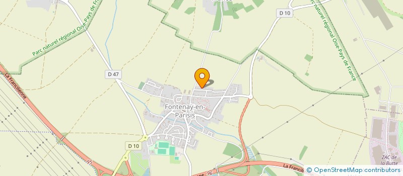 localisation de l'entreprise MONSIEUR JEAN-CLAUDE DIA BLACK  FONTENAY-EN-PARISIS
