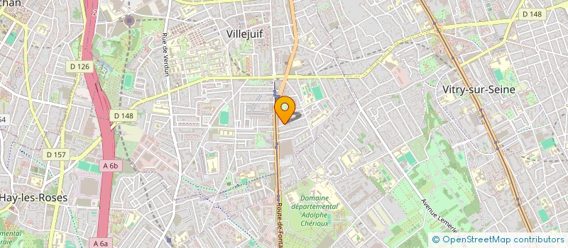 localisation de l'entreprise MONSIEUR JEAN CLAUDE DIALLO  VILLEJUIF