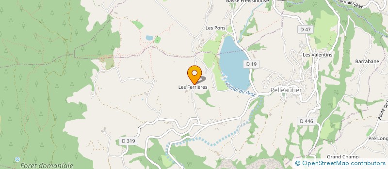 localisation de l'entreprise MONSIEUR JEAN-CLAUDE DISDIER  PELLEAUTIER